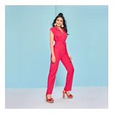 Jumpsuit Color Coral Dama 405-20 Cklass 