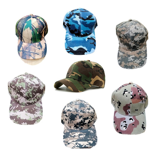 Gorra Táctica Militar Camuflada Cachucha Vicera Deportiva