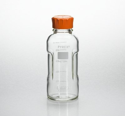 Pyrex Slimline Medios Botella Fácil Pour Corning Glass 500ml