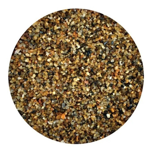  Arena Silica Grano Oro Acuario Decoración Pecera Lomas 8kg