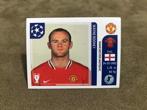Figurinhas Champions League 2011/2012 Wayne Rooney (united)