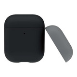 Funda Para AirPods Silicon Dual Cap Tapa Intercambiable