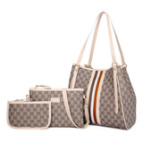 Set 3 Bolsas Mujer Moda Cartera Crossbody Sintetico Hombro