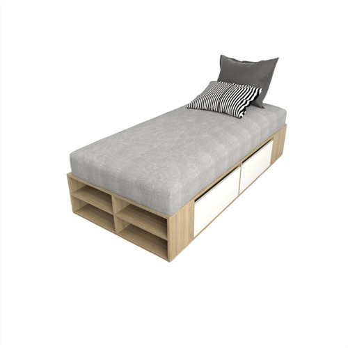 Cama Box Base Sommier Cajones Colchones 80/90cm 6440