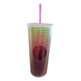 Vaso Acrilico Tumbler C/sorbete 710ml Tipo Starbucks Espejo