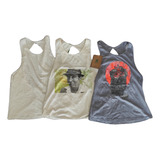 Combo Pack X3u Remeras Musculosas Mujer Talle S Oportunidad