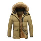 Abrigo I Coat For Hombre, Grueso, Talla Grande, Acolchado Y