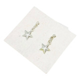 Aros Colgantes Estrella De Plata 925 Ideal Mujer Ar 049-1