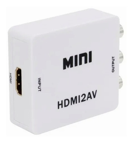 Adaptador Conversor Hdmi A Av Rca Video Analogico