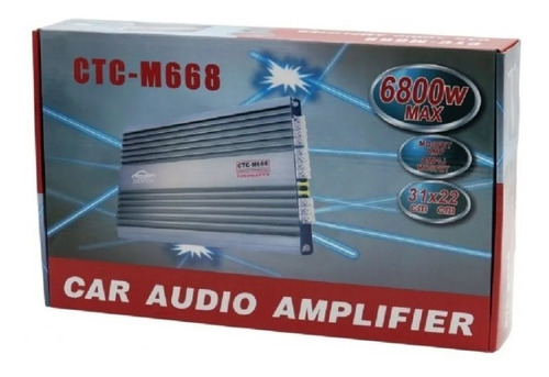 Amplificador De Audio Para Auto De 4 Canales 6800w