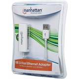 Adaptador  Ethernet Usb De Alta Vel 2.0 Manhattan 506731
