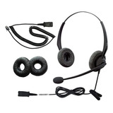 Dailyheadset Rj9 Nc Duo - Auriculares De Diadema Con Cable A