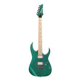 Guitarra Eléctrica Ibanez Rg Standard Rg421 Superstrato De Álamo Turquoise Sparkle Con Diapasón De Arce