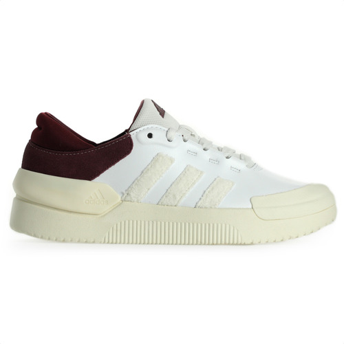 Tênis adidas Court Funk Branco E Bordô Feminino