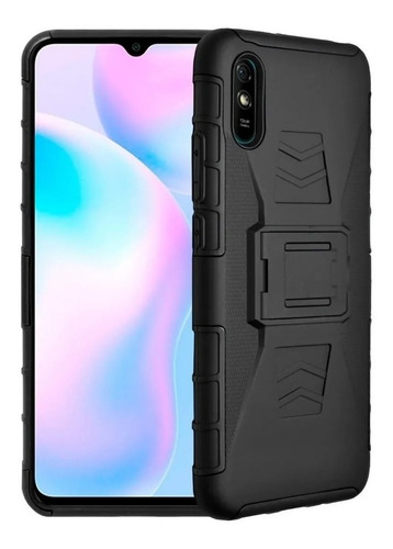 Funda Uso Rudo Combo Clip Xiaomi Redmi 9a