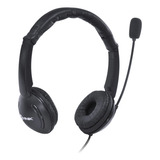 Fone De Ouvido Headset Corp Usb Com Microfone - Preto -vk390