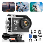 Câmera Filmadora Sport 4k Ultra Hd  Wi-fi Capacete  Mergulho