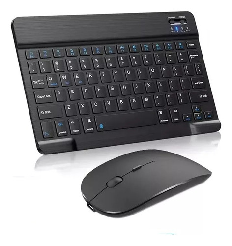 Teclado Bluetooth + Mouse Sem Fio Para Tablet Galaxy Tab A8 