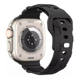 Pulseira De Silicone Compatível Para Apple Watch Ultra 49mm