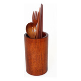 Wooden Utensil Rack - Countertop Bamboo Utensil Rack Large