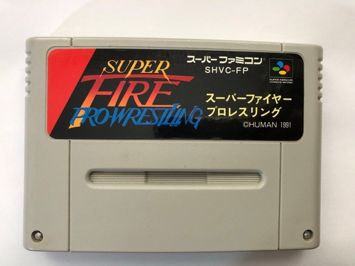 Juego Nintendo Super Famicom Super Fire Pro Wrestling
