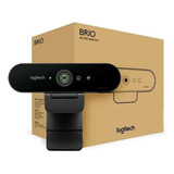 Cámara Web Logitech Brio 4k 90fps