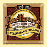 Ernie Ball Earthwood 5 Cuerdas Del Banjo 80/20 Bronce Lazo F