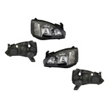 Par De Faros F/negro Corsa 2003-2004-2005-06-2007-2008 Opt