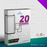 20 Quadros Decorativos Em Cdr Top Artes Coreldraw Premium