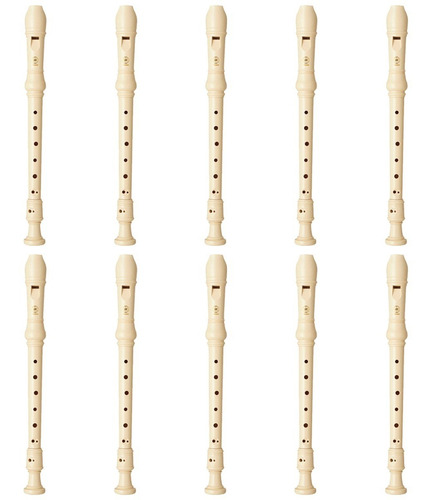 Flauta Dulce Yamaha Para El Colegio Escuela Clases Kit X10