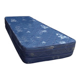 Colchon 1 Plaza Y Media 30 Kg Densidad Doble Pillow 