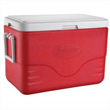 Conservadora Coleman 28qt Heladera Camping Portatil Térmica Color Rojo