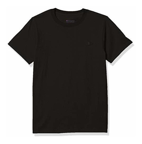 Camiseta Clásica De Campeón Para Hombre, Negra, L