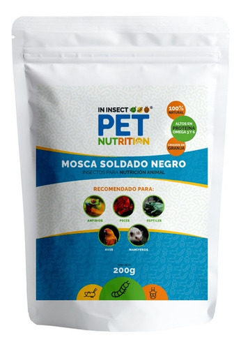 Mosca Soldado Negro Deshidratada 200 G