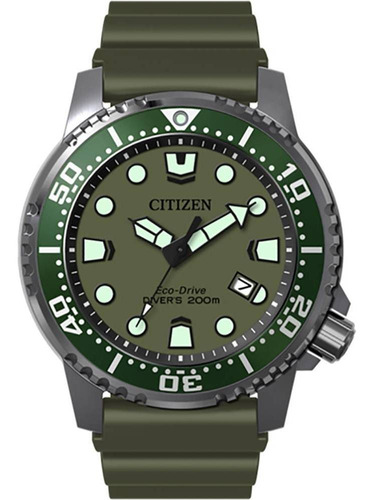 Relógio Citizen Masculino Tz31534v Grafite Divers Ecodrive