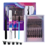 132 Racimo Kit De Pestañas Extensiones Reutilizables Postiza