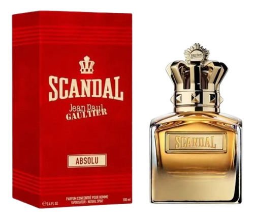 Perfume Importado Masculino Scandal Absolu Parfum 100ml - Jean Paul Gaultier - 100% Original Lacrado Com Selo Adipec E Nota Fiscal Pronta Entrega