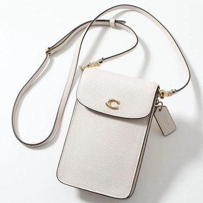 Coach Ch815 - Funda For Teléfono Cruzada De Piel Con Tiza
