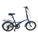 Bicicleta Randers Bke-720 Rodado 20 Plegable 7 Velocidades.