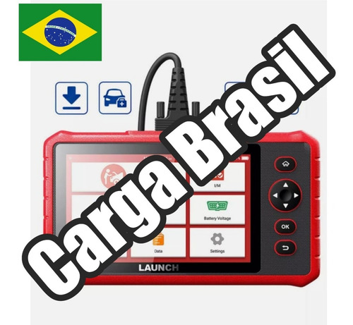 Scanner Launchcrp 909x +fiat+gm Brasil 18 Funções Especias 