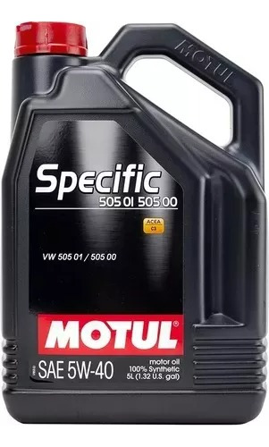 Motul Spesific 5w40 X 5lts 505.01 502.00 Sintetico