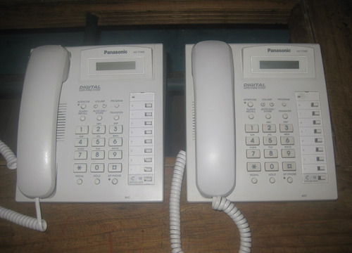 3 Teléfonos Digitales Panasonic Modelo Kx-t7565 Conmutador