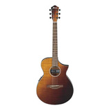 Guitarra Acústica-eléctrica Ibanez Aewc32fm (amber Sunset Fa