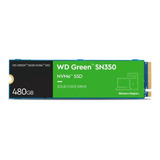 Ssd M.2 Nvme 480gb Wd 2280 Sn350 Wds480g2g0c