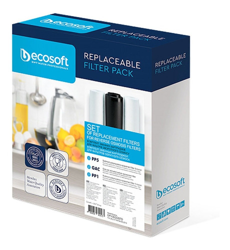 Pack Filtro Osmosis Domestica 2.5 X 10 Ecosoft