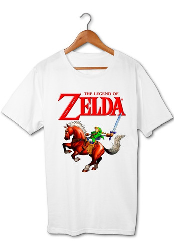 Legend Of Zelda Leyenda Link Y Epona Remera Friki Tu Eres