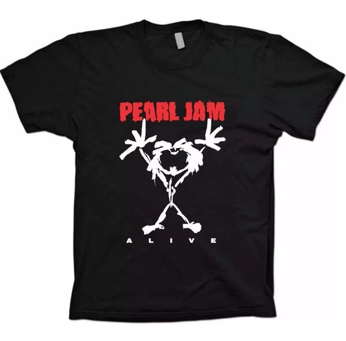 Camisetas Bandas Rock - Pearl Jam Alive - 100% Algodão