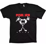 Camisetas Bandas Rock - Pearl Jam Alive 