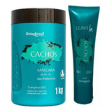 Kit Máscara Capilar E Creme Ativador De Cachos Profissional