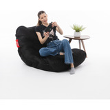  Puff Sillón Gamer Relleno De Unicel Cómodo Y Suave (gamuza)